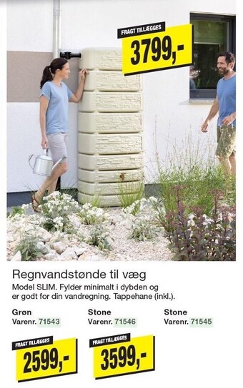 Harald Nyborg Regnvandstønde til væg tilbud