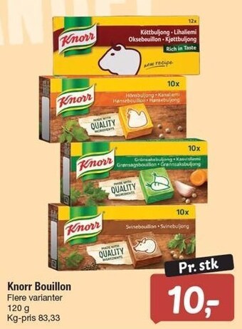 Fakta Tyskland Knorr bouillon tilbud