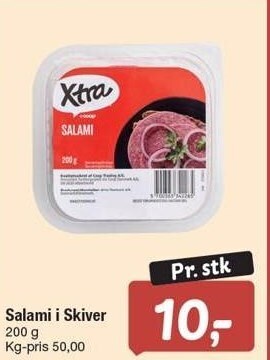 Xtra salami i skiver