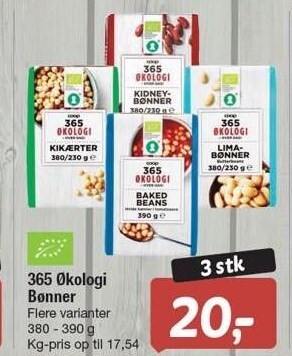 Fakta Tyskland 365 økologi bønner tilbud