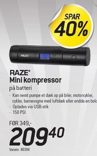 Thansen Mini kompressor tilbud