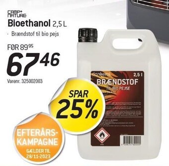 Thansen Camp+ nature bioethanol tilbud