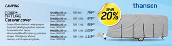 Thansen Caravancover tilbud