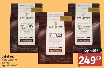 Fakta Tyskland Callebaut tilbud