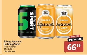 Fakta Tyskland Tuborg squash el. carlsberg sport tilbud