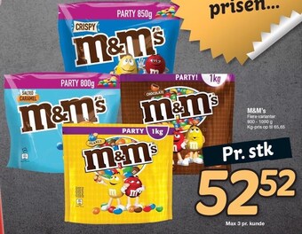 M&m's