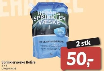 Fakta Tyskland Sprinklervæske helårs - 2 stk tilbud