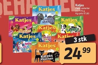 Fakta Tyskland Katjes - 3 stk tilbud
