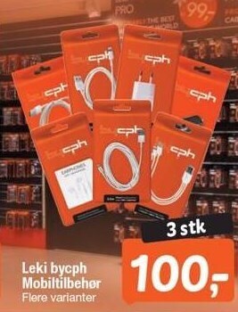 Fakta Tyskland Leki bycph mobiltilbehør - 3 stk tilbud