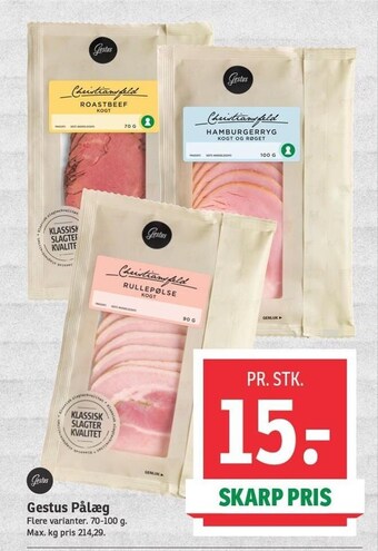 SPAR Gestus pålæg tilbud