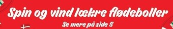 Min Købmand Spin og vind lækre flødeboller tilbud