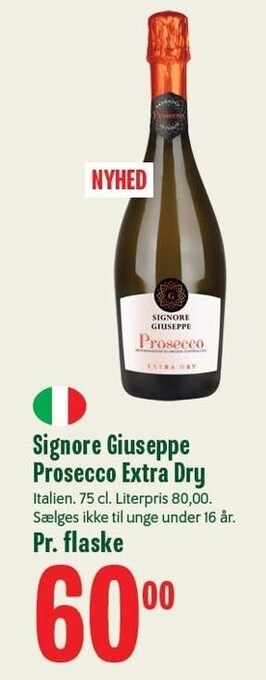 Signore giuseppe prosecco extra dry