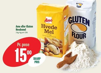 Min Købmand Amo eller gluten hvedemel tilbud