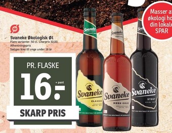 SPAR Svaneke økologisk øl tilbud