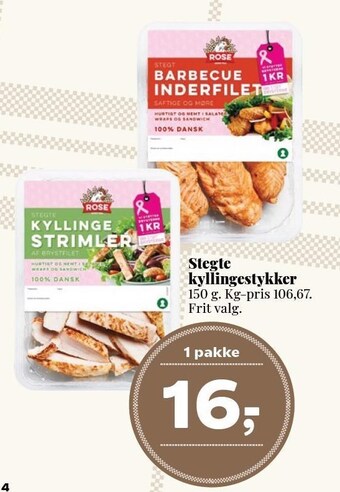 Dagli'Brugsen Stegte kyllingestykker tilbud