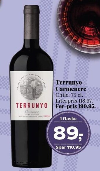 Dagli'Brugsen Terrunyo carmenere tilbud