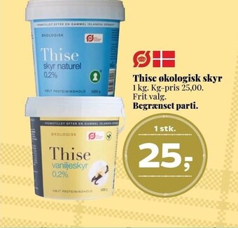 Dagli'Brugsen Thise økologisk skyr tilbud
