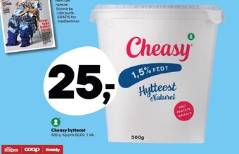 SuperBrugsen Cheasy hytteost tilbud
