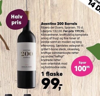 SuperBrugsen Aventino 200 barrels tilbud