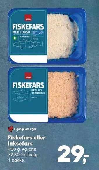 SuperBrugsen Fiskefars eller laksefars tilbud