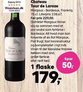 SuperBrugsen Chateau tour de laroze tilbud