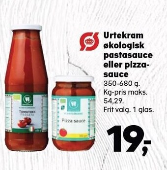 Urtekram økologisk pastasauce eller pizzasauce