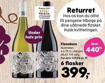 SuperBrugsen Flavabom tilbud