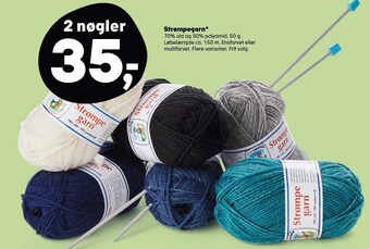 SuperBrugsen Strømpegarn tilbud