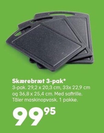 SuperBrugsen Skærebræt 3-pak tilbud