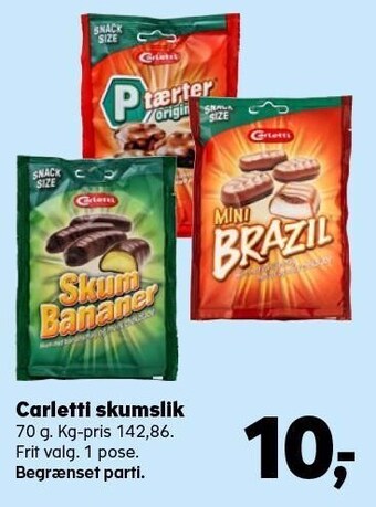 SuperBrugsen Carletti skumslik tilbud