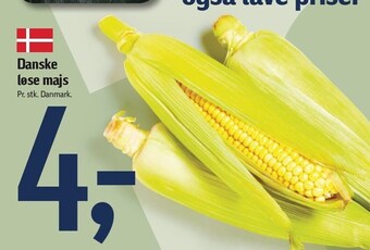 Føtex Danske løse majs tilbud