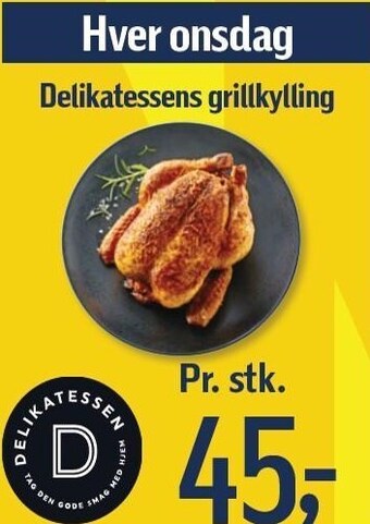 Føtex Delikatessens grillkylling tilbud