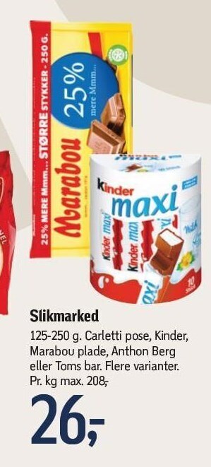 Føtex Slikmarked tilbud