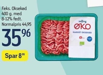 Føtex Hakket oksekød 8-12% tilbud
