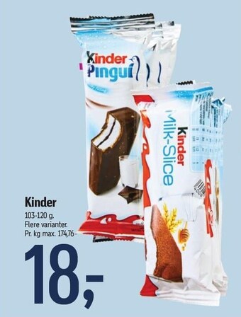 Føtex Kinder tilbud