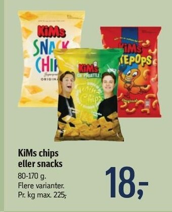Kims chips eller snacks