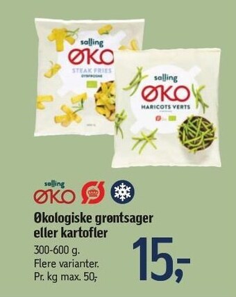Føtex Økologiske grøntsager eller kartofler tilbud