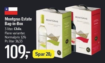 Føtex Montgras estate bag-in-box tilbud