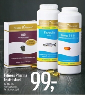 Føtex Fitness pharma kosttilskud tilbud