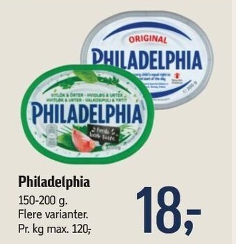 Føtex Philadelphia tilbud