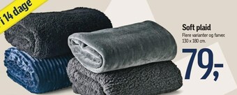 Føtex Soft plaid tilbud