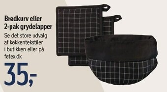 Føtex Brødkurv eller 2-pak grydelapper tilbud