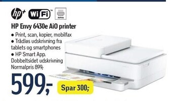 Føtex Hp envy 6430e aio printer tilbud