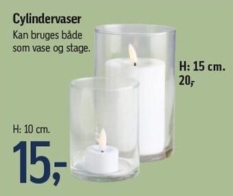 Føtex Cylindervaser tilbud