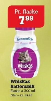 Poetzsch Padborg Whiskas kattemælk tilbud