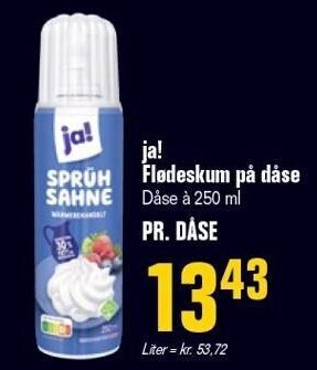 Poetzsch Padborg Ja! flødeskum på dåse tilbud