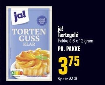 Poetzsch Padborg Ja! tærtegelé tilbud