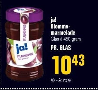 Poetzsch Padborg Ja! blommemarmelade tilbud