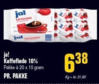 Poetzsch Padborg Ja! kaffefløde 10% tilbud