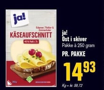 Ja! ost i skiver